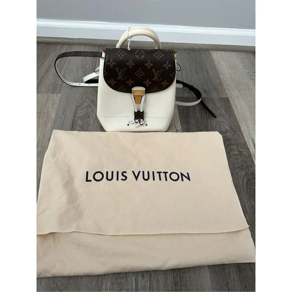 Louis Vuitton Patent Monogram Hot Springs Backpack Snow